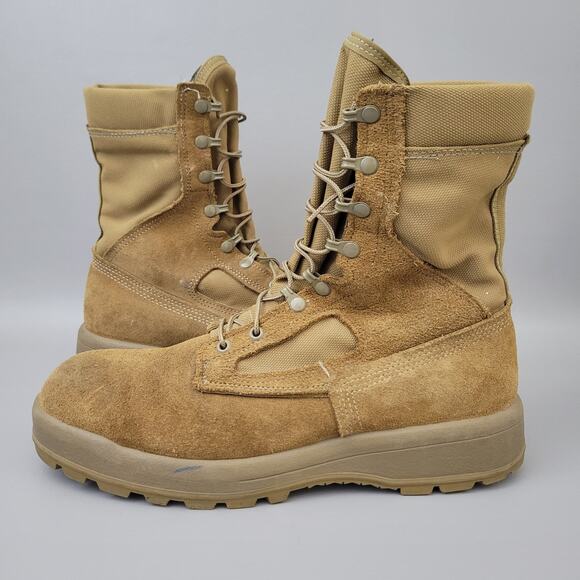 Belleville AFTW Mens Size 12 R Gore-Tex Military Flight Boots Sage Brown USA main image 6